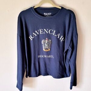 Ravenclaw Hogwarts Navy Long Sleeve Shirt